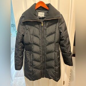 Cole Haan Women's Black Puffer Down Coat